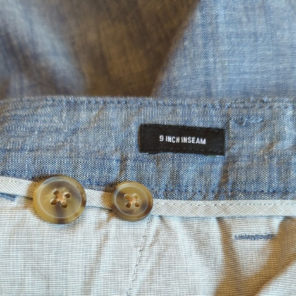 Bonobos Slate Blue Flat-Front Casual Chino Shorts - Picture 7 of 9